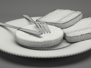 breakfast food 004 Modelo 3D