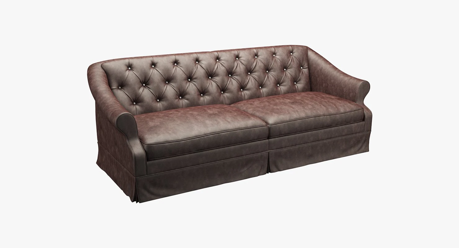 photorealistic sofa 021 3D Model .c4d .max .obj .3ds .fbx .stl .blend 
