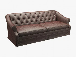 फोटोरिअलिस्टिक सोफा 021 3D मॉडल