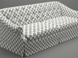 photorealistic sofa 021 Model 3D