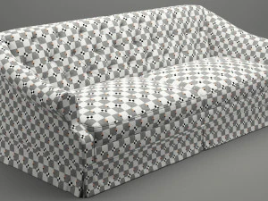 photorealistic sofa 021 3D Model