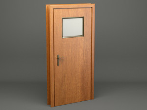 realistic wooden door 003 3Dモデル