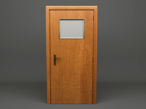 realistic wooden door 003 3Dモデル