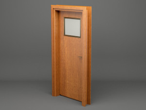 realistic wooden door 003 3Dモデル