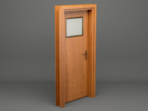 realistic wooden door 003 3Dモデル