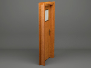 realistic wooden door 003 3Dモデル