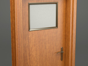 realistic wooden door 003 3Dモデル