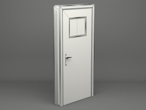 realistic wooden door 003 3Dモデル