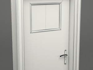 realistic wooden door 003 3Dモデル