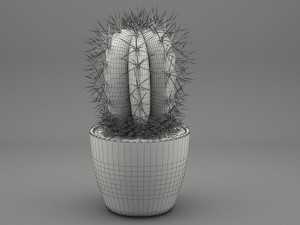 realistic potted plant 004 3D मॉडल