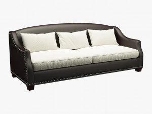 फोटोरिअलिस्टिक सोफा 022 3D मॉडल