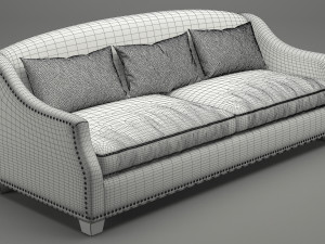 photorealistic sofa 022 3D Модель