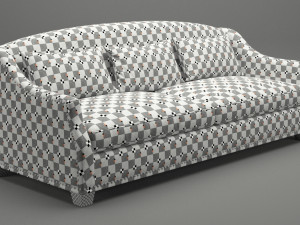 photorealistic sofa 022 3D Модель