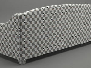 photorealistic sofa 022 3D Модель