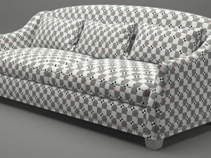 photorealistic sofa 022 3D Модель