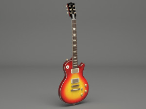generic electric guitar 02 3D Модель