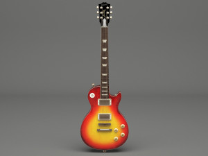generic electric guitar 02 3D Модель