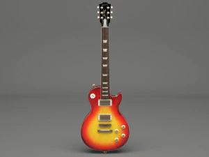 generic electric guitar 02 3D Model
