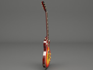generic electric guitar 02 3D Модель