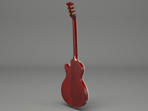 generic electric guitar 02 3D Модель