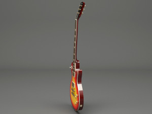 generic electric guitar 02 3D Модель