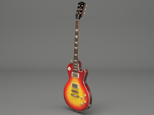 generic electric guitar 02 3D Модель