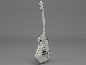 generic electric guitar 02 3D Модель