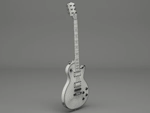 generic electric guitar 02 3D Model