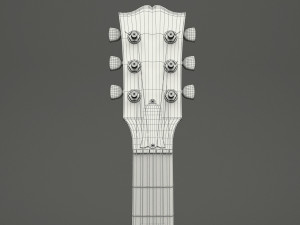 generic electric guitar 02 3D Модель