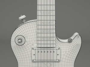 generic electric guitar 02 3D Модель