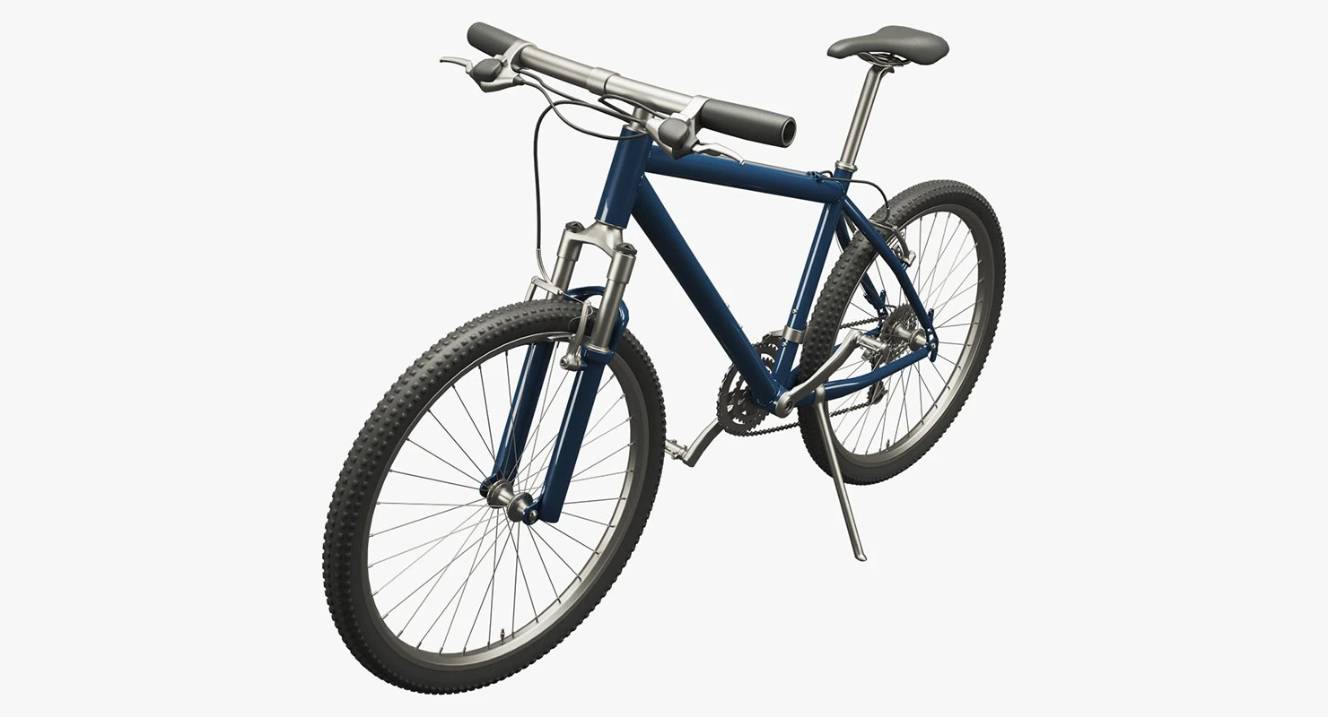 mountain bike 01 3D Model .c4d .max .obj .3ds .fbx .stl .blend