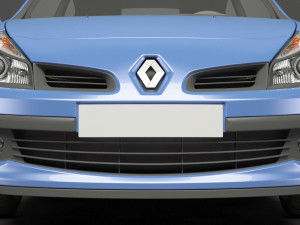 renault clio 3-door hatchback Model 3D