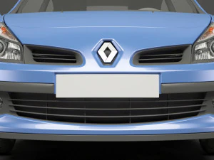 renault clio 3-door hatchback 3D Model