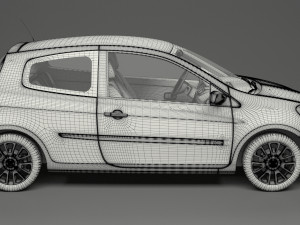 renault clio 3-door hatchback Model 3D