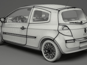 renault clio 3-door hatchback Model 3D