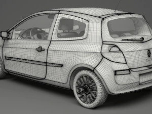 renault clio 3-door hatchback 3D Model
