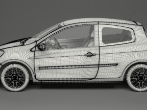 renault clio 3-door hatchback Model 3D