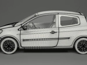 renault clio 3-door hatchback 3D Model