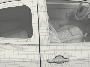 renault clio 3-door hatchback 3D Model
