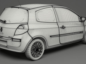 renault clio 3-door hatchback Model 3D