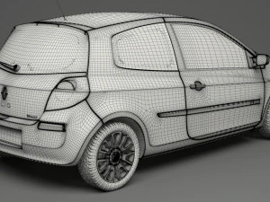 renault clio 3-door hatchback 3D Model
