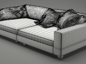 photorealistic sofa 023 3Dモデル