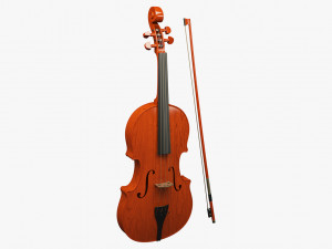 generic violin 01 Model 3D
