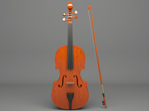 generic violin 01 3D Model