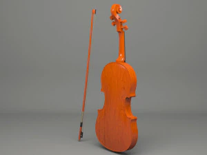 generic violin 01 3D Model