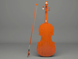 generic violin 01 3D Model