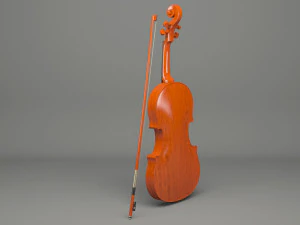 generic violin 01 3D Model