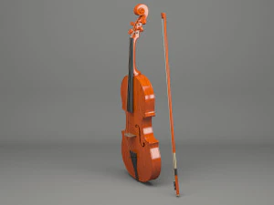 generic violin 01 3D Model