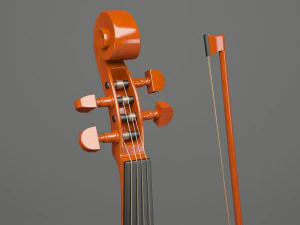 generic violin 01 3D Model
