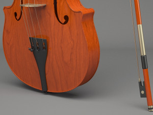 generic violin 01 3D Model